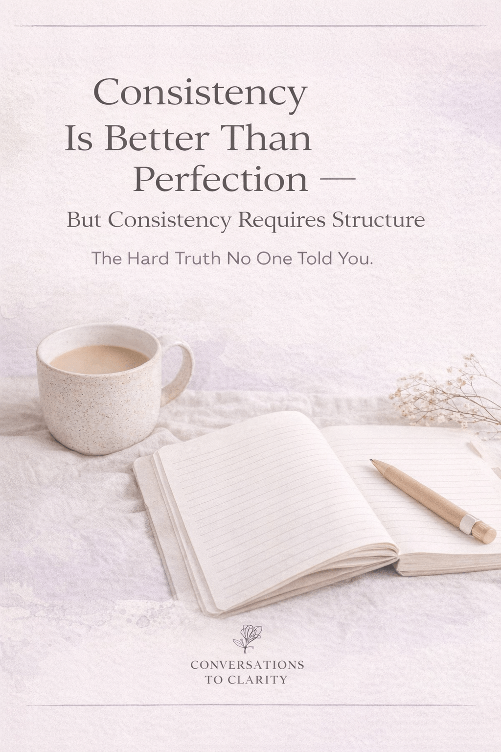 Consistency Is Better Than Perfection – But Consistency Requires&nbsp;Structure
