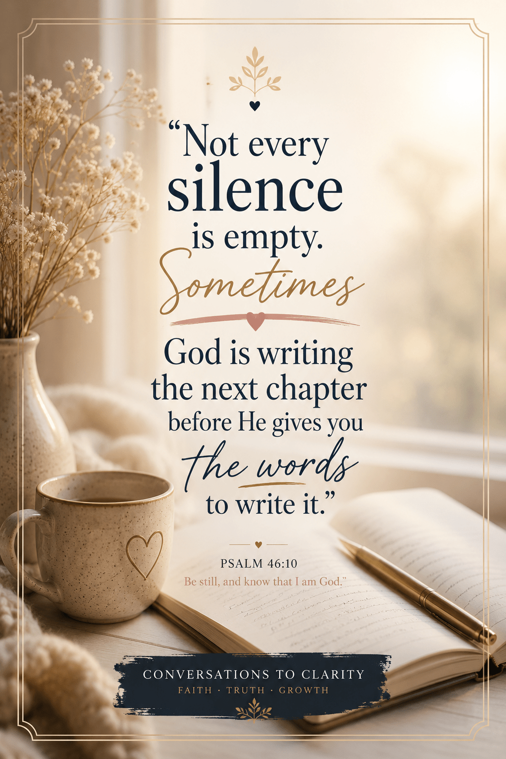 When You Have Nothing to Say: Learning to Wait on God in Quiet&nbsp;Seasons